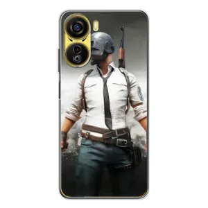 Силиконовый чехол с картинкой "Герой Pubg" на ZTE Nubia Neo 5G (Пабг)