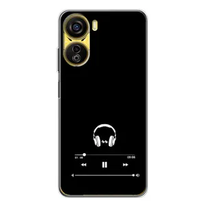 Чехол с картинками на черном фоне для ZTE Nubia Neo 5G (Плеер)