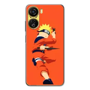 Чехлы с принтом Наруто на ZTE Nubia Neo 5G (Силуэт Наруто)