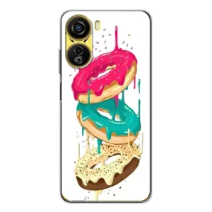Чехол с изображением вкусной еды для ZTE Nubia Neo 5G (Сочные пончики)
