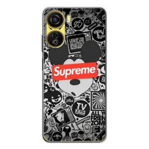 Чехол с Брендами одежды на Нубия Нео 5G (Supreme Маус)