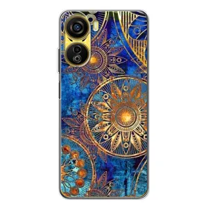 Чехлы со смыслом для ZTE Nubia Neo 5G (Золотые узоры)