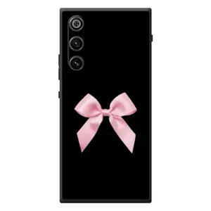 Чехол банты для ZTE Nubia RedMagic 10 Air (Бант на черном)