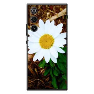 Чехол с ромашками на ZTE Nubia RedMagic 10 Air (Белая ромашка)