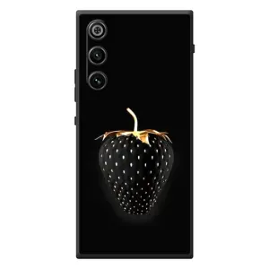 Чехол с изображением вкусной еды для ZTE Nubia RedMagic 10 Air (Чёрная клубника)