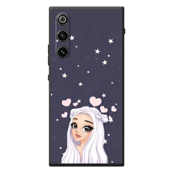 Чехол с рисунком «Девушка и сердечки» для ZTE Nubia RedMagic 10 Air Чехол с рисунком «Девушка и сердечки» для ZTE Nubia RedMagic 10 Air