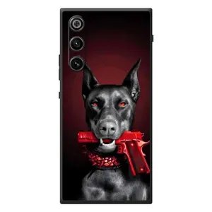 Чехол ДОБЕРМАН для ZTE Nubia RedMagic 10 Air (Доберман злой)