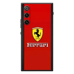Силиконовый бампер с картинкой машины на ZTE Nubia RedMagic 10 Air (Ferrari Logo)