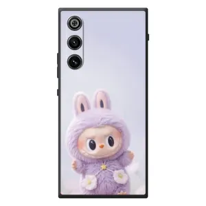 Чехол с принтом Лабубу для ZTE Nubia RedMagic 10 Air (Фиолетовый Лабубу)