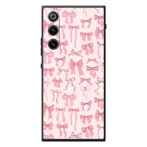 Чехол банты для ZTE Nubia RedMagic 10 Air (Фон бантики)