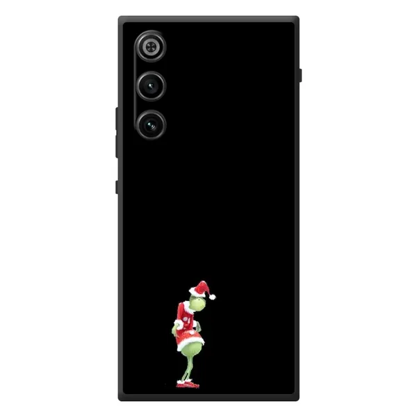 Чехол с рисунком «Гринч на чорном» для ZTE Nubia RedMagic 10 Air Чехол с рисунком «Гринч на чорном» для ZTE Nubia RedMagic 10 Air