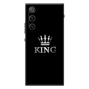 Чехол (Корона на чёрном фоне) для ЗИТИ Нубия РэдМаджик 10 Эир (KING)