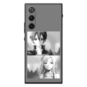 Чехол с персонажами АНИМЕ на ZTE Nubia RedMagic 10 Air (Кирито-Асуна)
