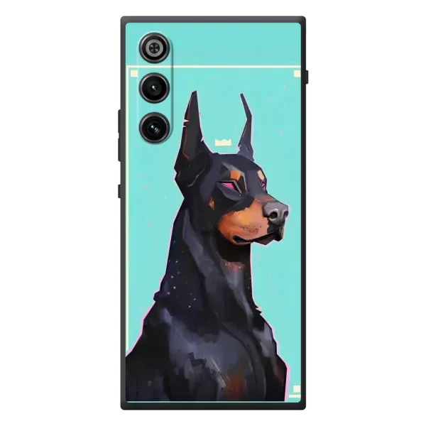 Чехол с рисунком «Король доберман» для ZTE Nubia RedMagic 10 Air Чехол с рисунком «Король доберман» для ZTE Nubia RedMagic 10 Air