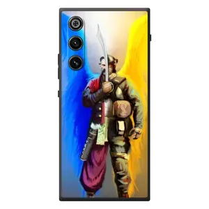 Чехол с картинкой (Патриотический КОЗАК) на ZTE Nubia RedMagic 10 Air (Козак с крыльями)