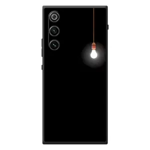Чехол с картинками на черном фоне для ZTE Nubia RedMagic 10 Air (Лампочка)