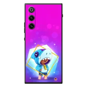 Чехол Бравл Старс для ZTE Nubia RedMagic 10 Air (Леон в костюме Акулы)