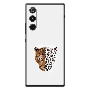 Чехол с леопардовым принтом на ZTE Nubia RedMagic 10 Air (Леопард на белом)
