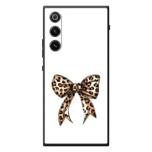 Чехол банты для ZTE Nubia RedMagic 10 Air (Леопардовый принт)