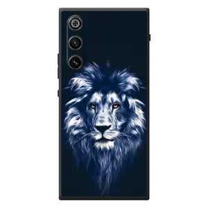Чохол з картинкою на ZTE Nubia RedMagic 10 Air (Лев – синій)