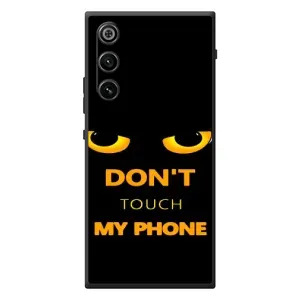 Чехол с Прикольным принтом на ZTE Nubia RedMagic 10 Air (Не трогай мой телефон)