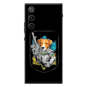 Чехол с принтом для ZTE Nubia RedMagic 10 Air (Патрон Воин)