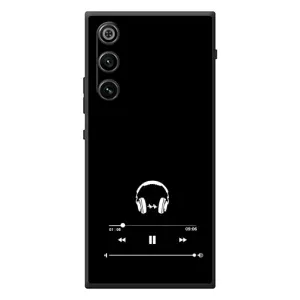 Чехол с картинками на черном фоне для ZTE Nubia RedMagic 10 Air (Плеер)
