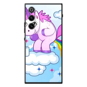 Чехол Unicorn на ZTE Nubia RedMagic 10 Air (Радуга единорожка)