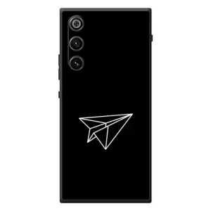 Чехол с картинками на черном фоне для ZTE Nubia RedMagic 10 Air (Самолетик)
