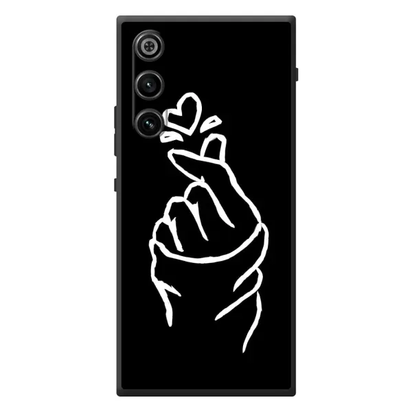 Чехол с рисунком «Сердце на черном» для ZTE Nubia RedMagic 10 Air Чехол с рисунком «Сердце на черном» для ZTE Nubia RedMagic 10 Air