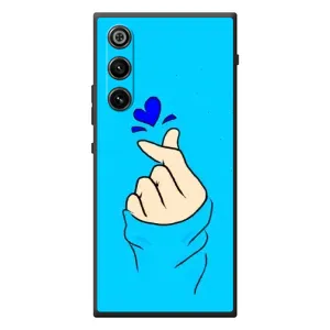 Чехлы (Знак сердечка) на ZTE Nubia RedMagic 10 Air (Сердце на синем)