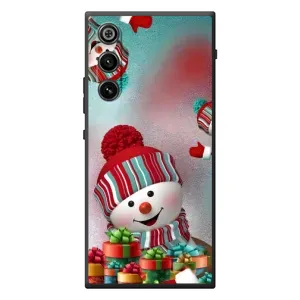 Чехлы на Новый Год ZTE Nubia RedMagic 10 Air (Снеговик в шапке)