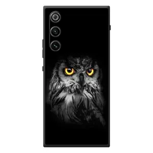 Чехлы с принтом СОВЫ для ZTE Nubia RedMagic 10 Air (Сова на чёрном)