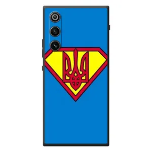 Чохол з картинкою (Патріотичний ГЕРБ) на ZTE Nubia RedMagic 10 Air (Герб - супер герой)