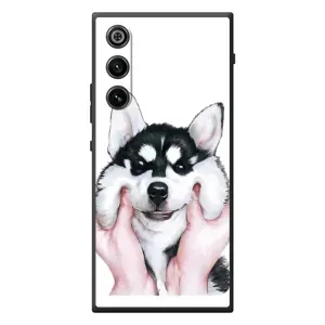 Бампер для ZTE Nubia RedMagic 10 Air с картинкой "Песики" (Собака Хаски)