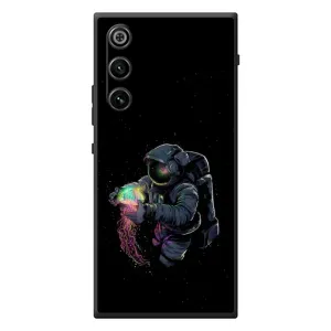 Силиконовый Чехол с принтом "Космонавты" на ZTE Nubia RedMagic 10 Air (В руках земля)