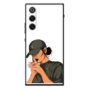 Силиконовый Чехол на ZTE Nubia RedMagic 10 Air с картинкой Стильных Девушек (В зеленом)