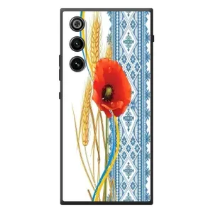Силиконовый Чехол на ZTE Nubia RedMagic 10 Air с картинкой Вышиванки (Вышиванка с цветком)