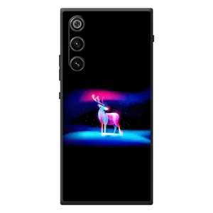 Силиконовый бампер с картинкой животных для ZTE Nubia RedMagic 10 Air (Яркий олень)