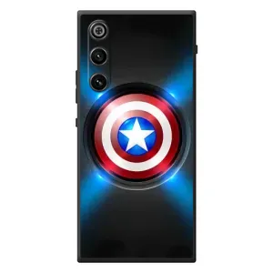 Чехол с Щитом Капитана Америки на ZTE Nubia RedMagic 10 Air (Яркий Щит Капитана)