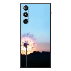 Силиконовый Чехол с одуванчиками на ZTE Nubia RedMagic 10 Air (Закат с одуванчиком)