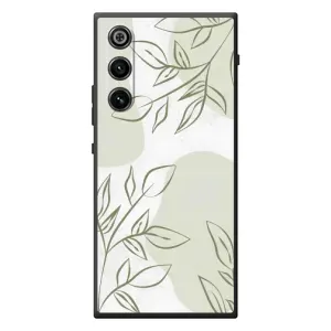 Чехол цветочный дизайн для ZTE Nubia RedMagic 10 Air (Зелёный дизайн)