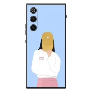 Силиконовый Чехол на ZTE Nubia RedMagic 10 Air с картинкой Стильных Девушек (Желтая кепка)