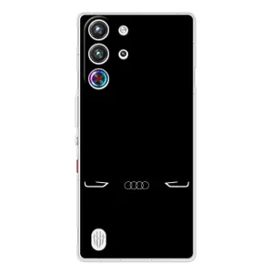 Силіконовий бампер з картинкою машини на ZTE Nubia RedMagic 10 Pro (Сілует Audi)