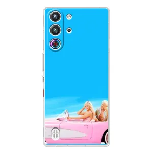 Силіконовый Чохол Барбі фільм на ZTE Nubia RedMagic 10 Pro (Барбі і Кен)