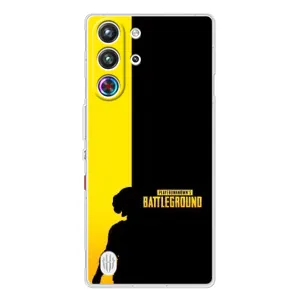 Чехол (TPU) с картинкой "Лого Пабг" на 有限 用于解答你的问题 (Battlegrounds)