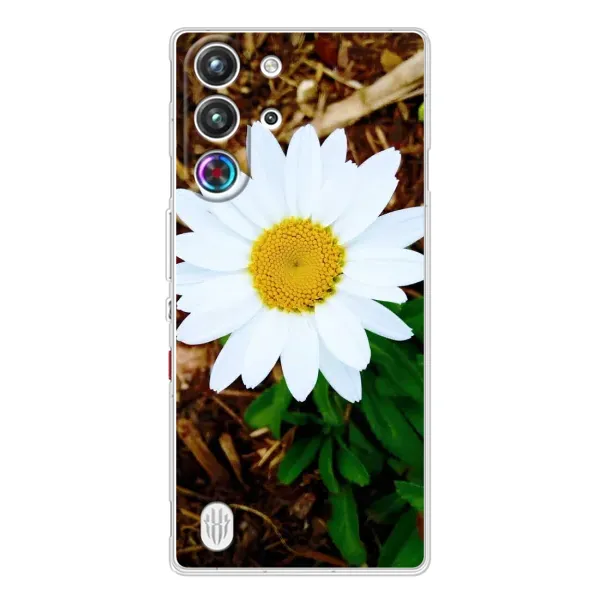Чехол с рисунком «Белая ромашка» для ZTE Nubia RedMagic 10 Pro Чехол с рисунком «Белая ромашка» для ZTE Nubia RedMagic 10 Pro