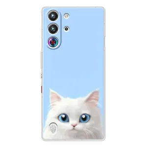 Чехол на тематику: Коты для ZTE Nubia RedMagic 10 Pro (Белый кот)