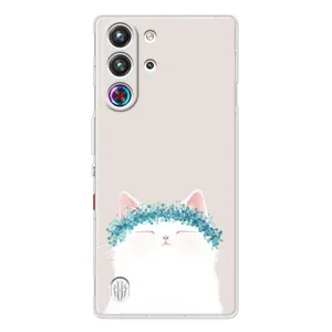 Чехол на тематику: Коты для ZTE Nubia RedMagic 10 Pro (Белый котик)