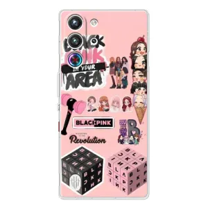 Чехлы с картинкой для ZTE Nubia RedMagic 10 Pro (BLACK PINK коллаж)
